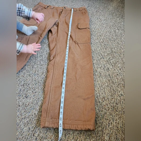 Fleece lined work utility pants 40x34 - Picture 6 of 7
